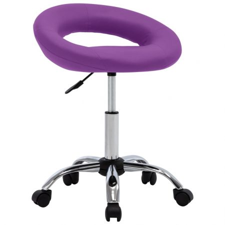 Bild på vidaXL Snurrbar stol lila konstläder