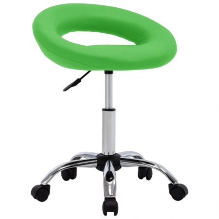 Bild på vidaXL Snurrbar stol grön konstläder