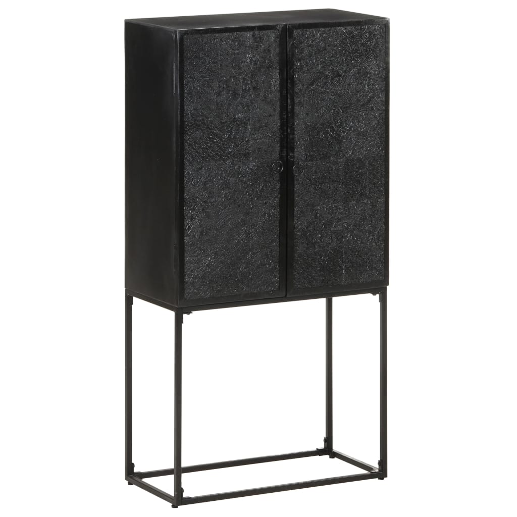 8720286105054_a_en_hd_1 Bild på vidaXL Skänk svart 60x30x120 cm massivt akaciaträ och mangoträ