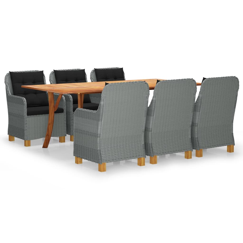 8720286413524_a_en_hd_1 Bild på vidaXL Matgrupp för trädgården 7 delar ljusgrå