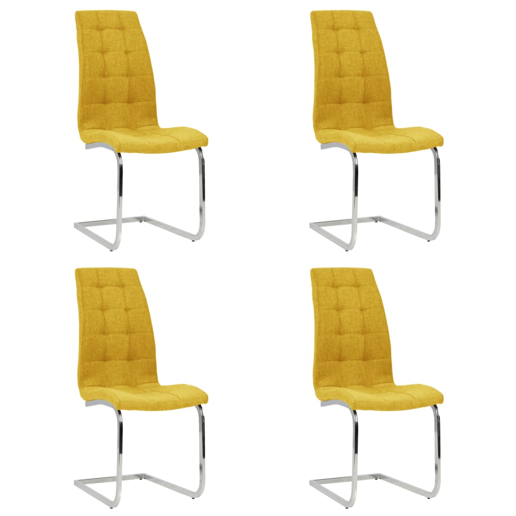 8720286604786_a_en_hd_1 Bild på vidaXL Fribärande matstolar 4 st gul tyg