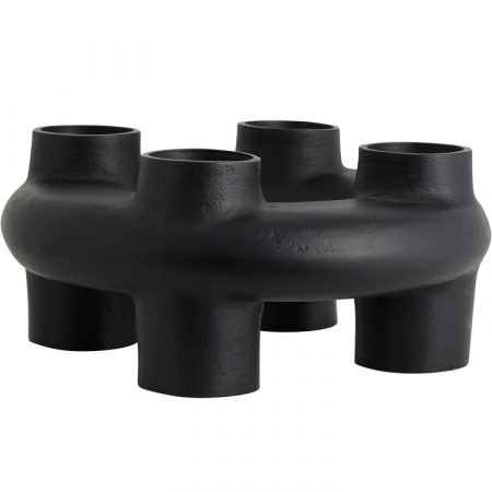 Bild på SENJA Ljusstake Svart från Nordal