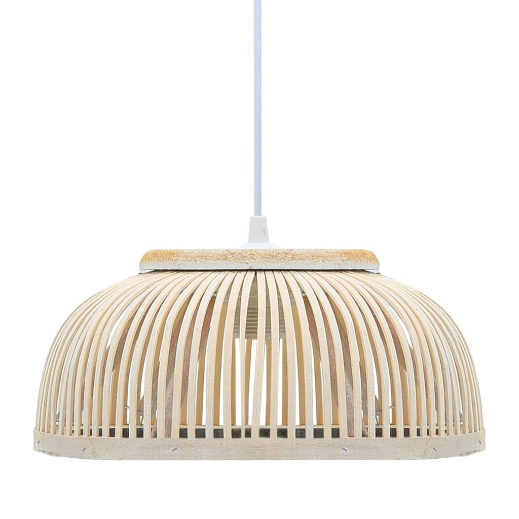 8720286002360_a_en_hd_1 Bild på vidaXL Taklampa bambu 40 W 30x12 cm halvglob E27