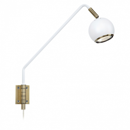 Bild på Vägglampa COCO Vit/Antik - Markslöjd