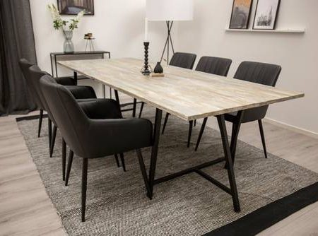 Bild på Matgrupp Jean bord och 6 st Croft stolar - Venture Home