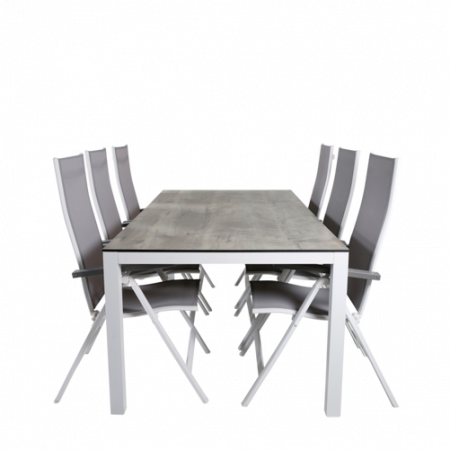 Bild på Matgrupp Lambi med 6 st matstolar Alf - Venture Home