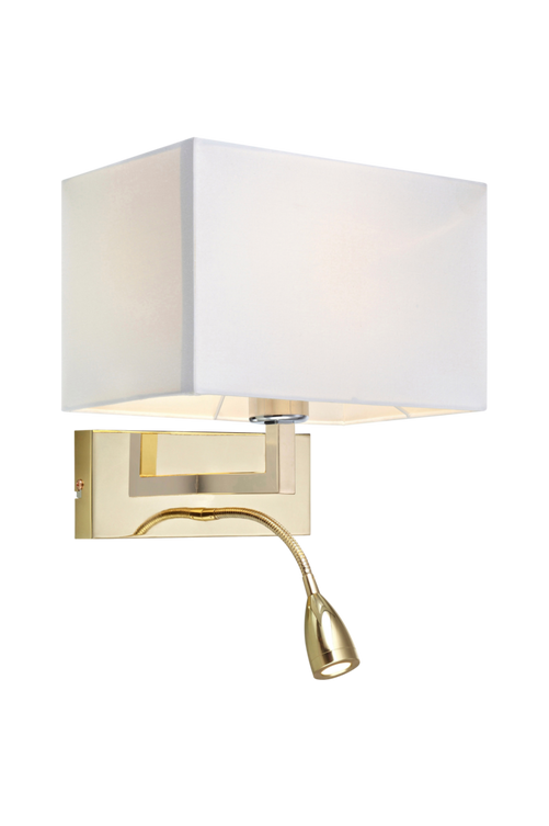 hom_1530976-01_Fs Bild på SAVOY Vägg 2L Mässing/Vit - Markslöjd