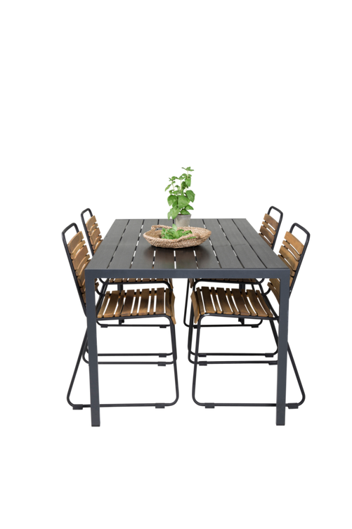 hom_1601304-01_Fs Bild på Matgrupp Bliss inkl 4st Belinda matstol - Venture Home