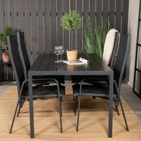 Bild på Matgrupp Bliss inkl 4st stapelbar inkl justerbar Cassie matstolar - Venture Home