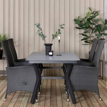 Bild på Matgrupp Uppsala med 4 st Prim matstolar - Venture Home