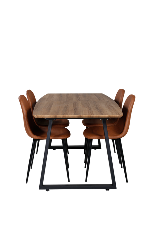 hom_1652274-01_Fs Bild på Matgrupp Irene med 4 st matstolar Penally - Venture Home