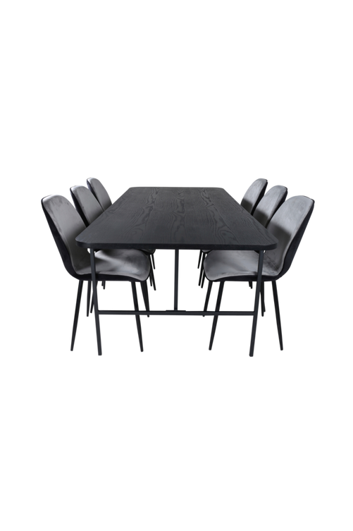 hom_1673203-01_Fs Bild på Matgrupp Uno med 6 st matstolar Emma - Venture Home