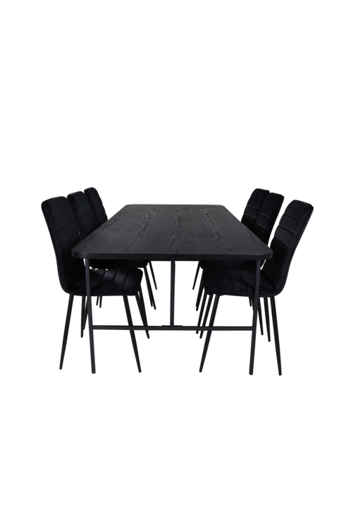 hom_1673208-01_Fs Bild på Matgrupp Uno med 6 st matstolar Windu Lyx - Venture Home