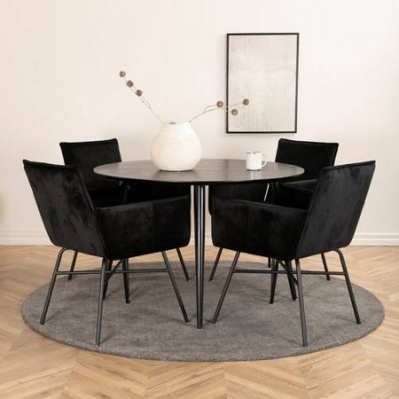 Bild på Matgrupp Dipp med 4 st matstolar Petra - Venture Home