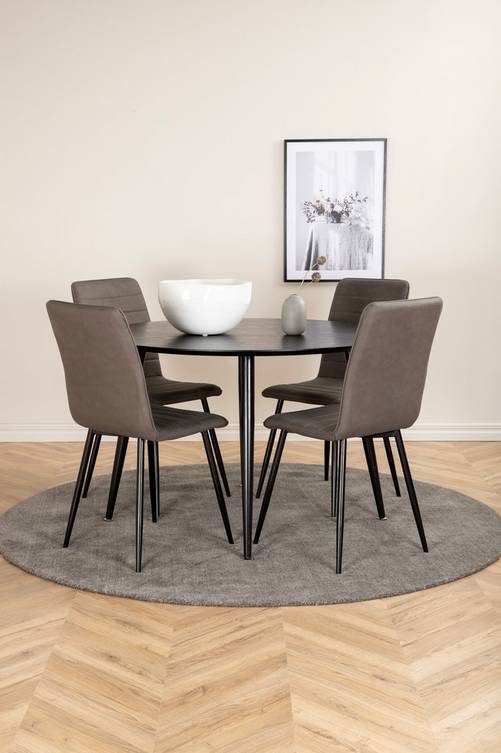 hom_1673242-02_Fs Bild på Matgrupp Dipp med 4 st matstolar Windu Lyx - Venture Home