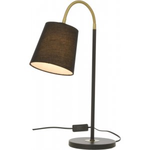 Bordslampa Ljusdal - Svart/matt mässing - Bordslampor -Lampor - Bordslampor