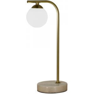 Bordslampa Orfeus - Matt mässing - Bordslampor -Lampor - Bordslampor