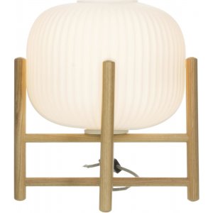 Bordslampa Vinda - Trä/vit - Bordslampor -Lampor - Bordslampor