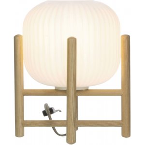 Bordslampa Vinda - Trä/vit - Bordslampor -Lampor - Bordslampor