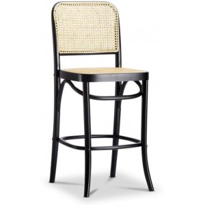 2 st Christen barstol böjträ - Svart/rotting - Barstolar