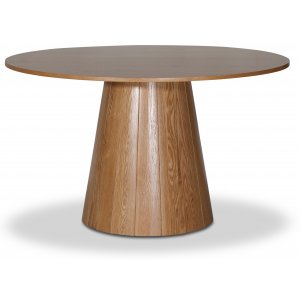 Cone runt matbord Ø130 cm - Ek - Ovala & Runda bord
