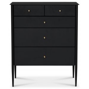 Flash byrå - Svart metall / mässing - Byråar -Hyllor & Förvaring - Byråar