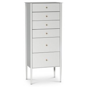 Flash byrå - Vit / Mässing - Byråar -Hyllor & Förvaring - Byråar