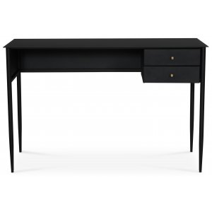Flash skrivbord 120x50 cm - Svart / Mässing - Övriga restaurangmöbler