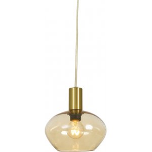 Fönsterlampa Bell - Matt mässing/amber -Lampor - Fönsterlampor
