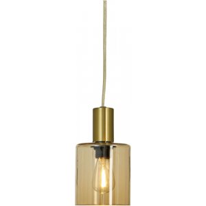 Fönsterlampa Cylinder - Matt mässing/amber - Fönsterlampor -Lampor - Fönsterlampor