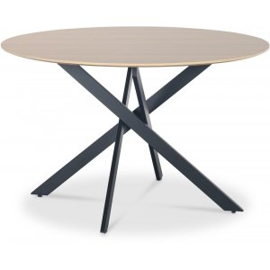 Hogrän matbord Ø120 cm - Ljust trä - Ovala & Runda bord