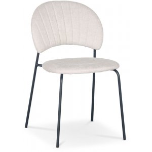 4 st Hogrän stol - Beige tyg/svart - Klädda & stoppade stolar