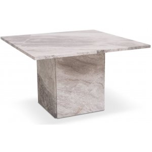 Level soffbord 75x75 cm - Beige marmor - Soffbord i marmor