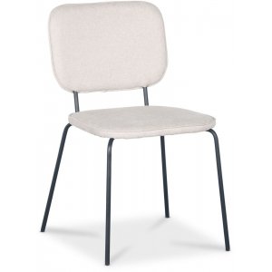 4 st Lokrume stol - Beige tyg/svart - Klädda & stoppade stolar