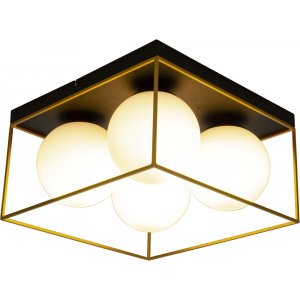 Plafond Astro - Svart/guld/opalvit - Plafonder