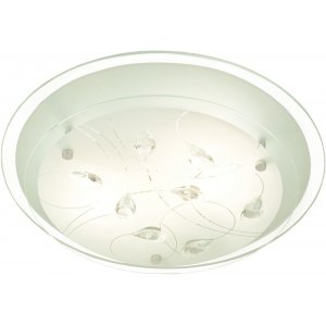 Plafond Demi - Vit/klar/krom - Plafonder