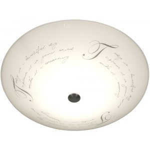 Plafond Skrift - Vit/stål - Plafonder