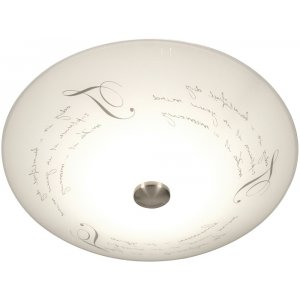 Plafond Skrift - Vit/stål - Plafonder