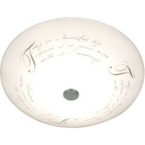 Plafond Skrift - Vit/stål - Plafonder