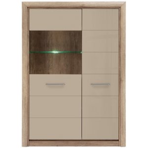 Pontus vitrinskåp - Ek - Vitrinskåp & Glasskåp -Vitrinskåp & Glasskåp - Hyllor & Förvaring