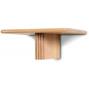 Posh sängbord vägghängt - Oljad ek - Sängbord -Sovrumsmöbler - Sängbord