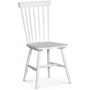 2 st Rosvik pinnstol - Vitlackad ek - Pinnstolar