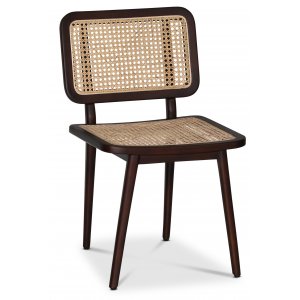 2 st Siknäs stol - Brun mahogny / Rotting - Trästolar