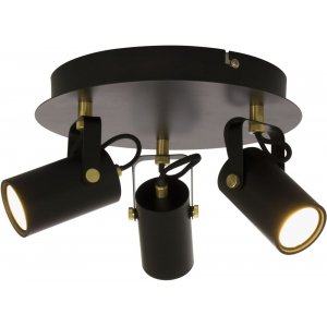 Spotlight Cilindro - Svart/matt mässing - Spotlights