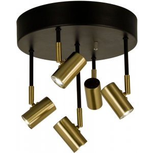 Spotlight Gusto - Svart/matt mässing - Spotlights