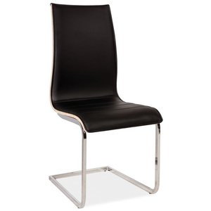 4 st Stol Loveland - svart -Matstolar & Köksstolar - Konstläderklädda stolar