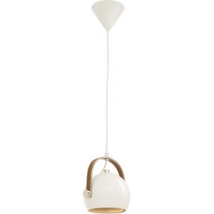 Taklampa Bow - Vit/brun/silver - Pendellampor