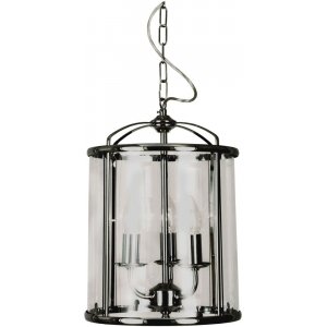 Taklampa Budgie - Krom/klar - Pendellampor