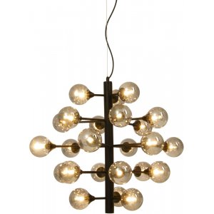 Taklampa Cosmos - Svart/rökgrå - Pendellampor