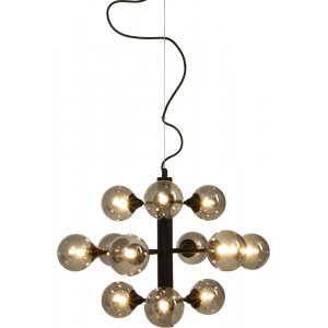 Taklampa Cosmos - Svart/rökgrå - Pendellampor